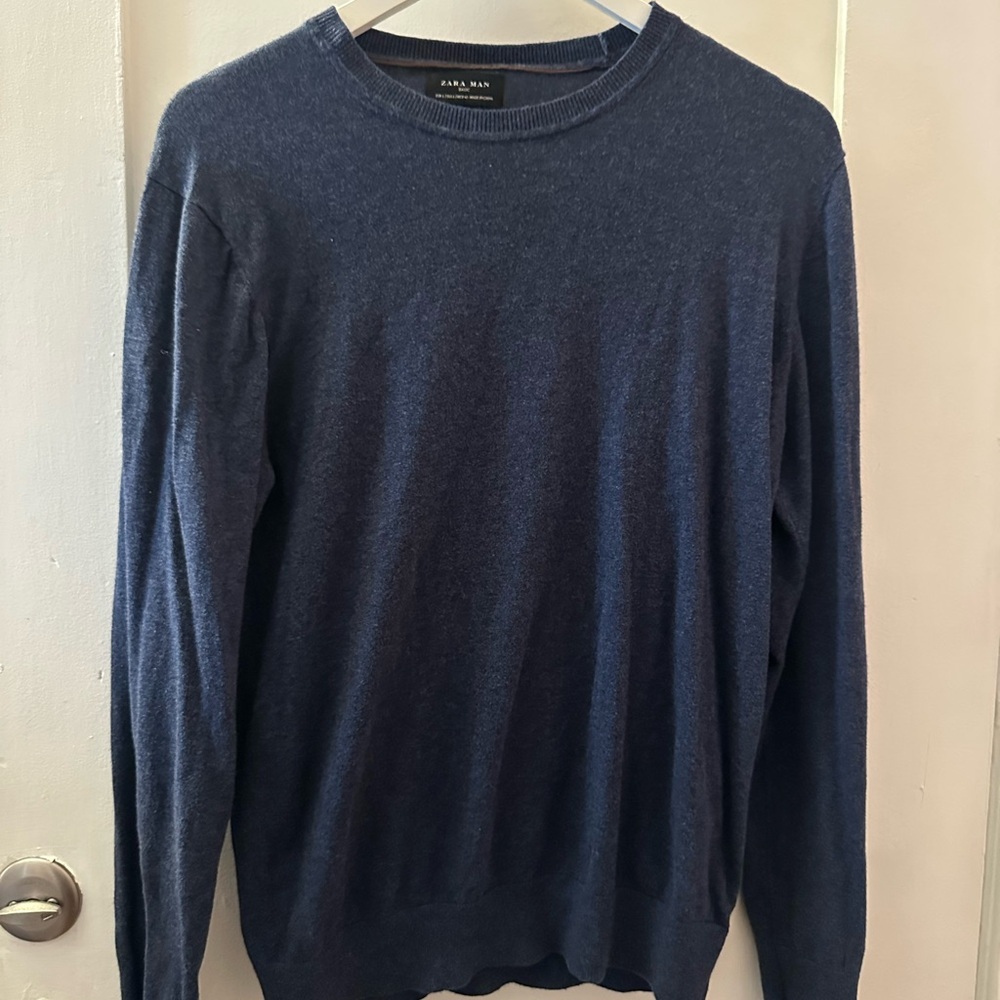 Zara large cotton cashmere sweater